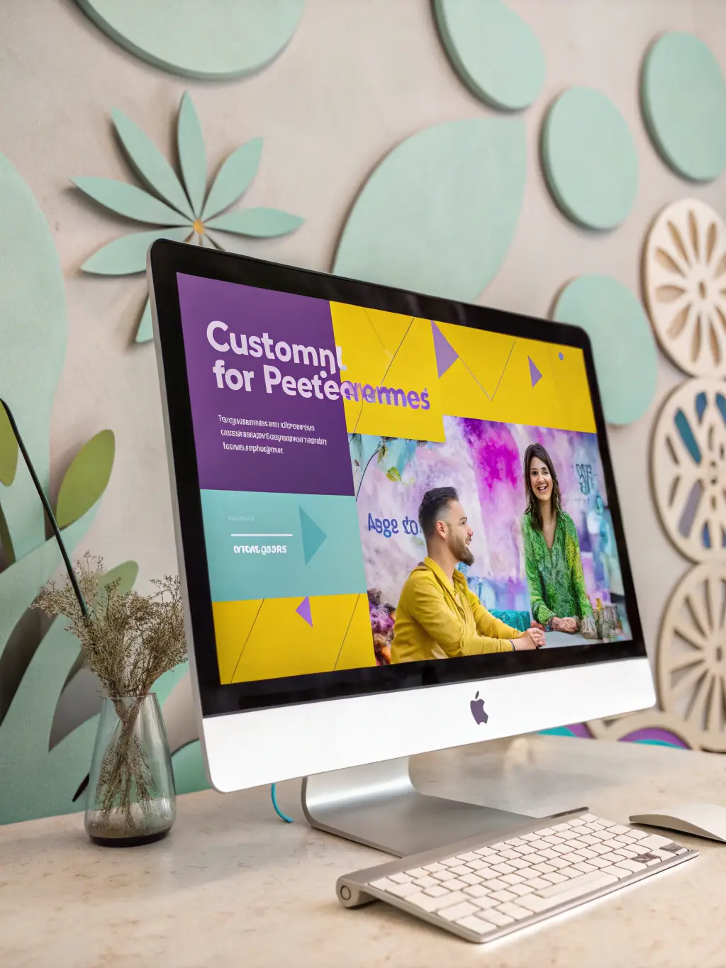A visual representation of automated customer interactions, such as email marketing campaigns and personalized messaging.